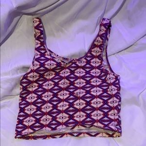 Patterned crop top